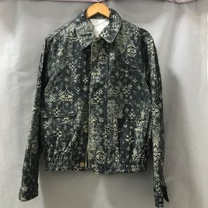 Denim plus cotton long-sleeved jacket M